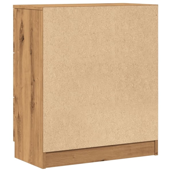 vidaXL Skjenk artisan eik 60x30x70 cm konstruert tre