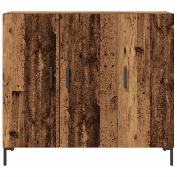 vidaXL Skjenk gammelt tre 90x34x80 cm konstruert tre