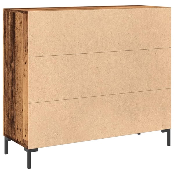 vidaXL Skjenk gammelt tre 90x34x80 cm konstruert tre
