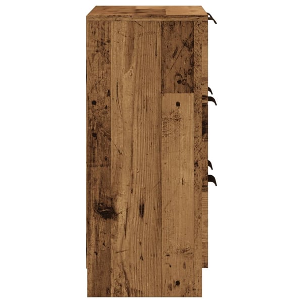 vidaXL Skjenk gammelt tre 60x30x70 cm konstruert tre