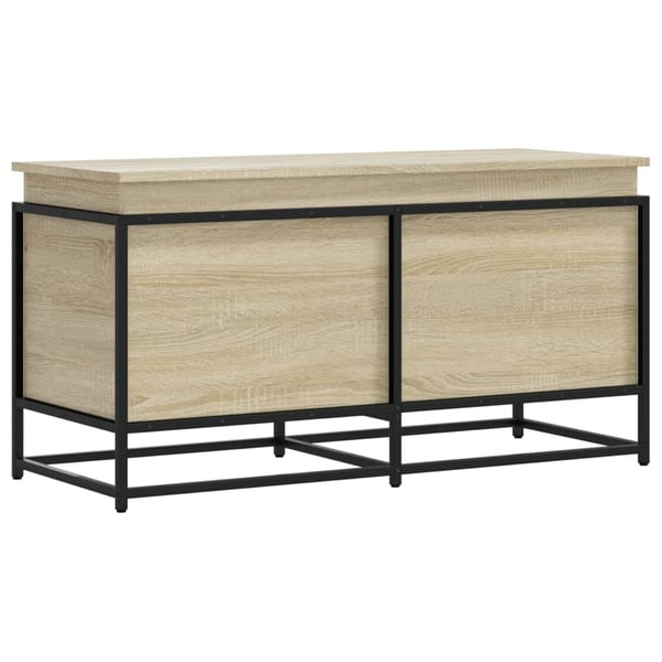 vidaXL Säilytyslaatikko kannella Sonoma 100x40x51,5 cm tekninen puu