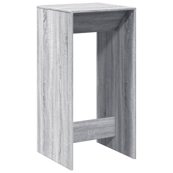 vidaXL Barbord grå sonoma eik 51x50x103,5 cm konstruert tre