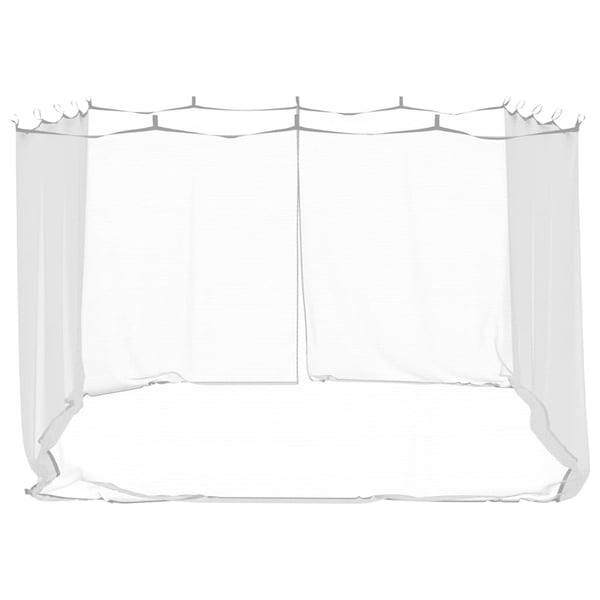 vidaXL Myggnett for utendørs 220 mesh hvit 300x300x200 cm