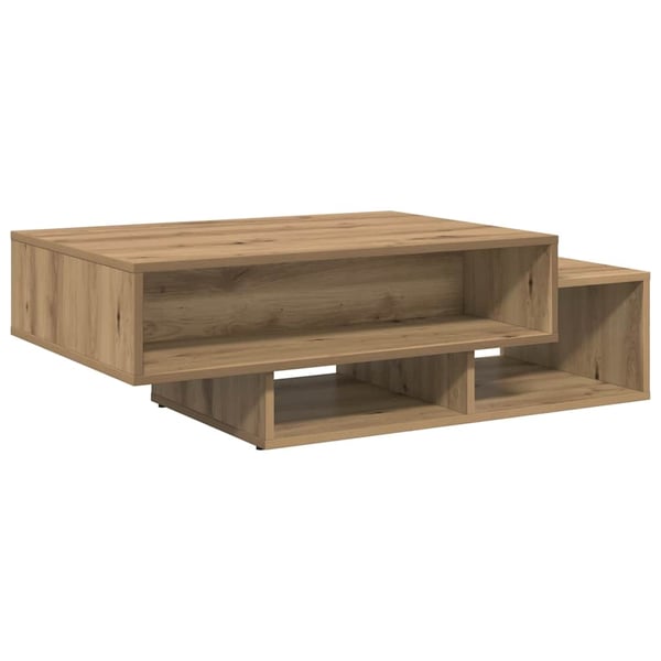 vidaXL Salongbord artisan eik 105x55x32 cm konstruert tre
