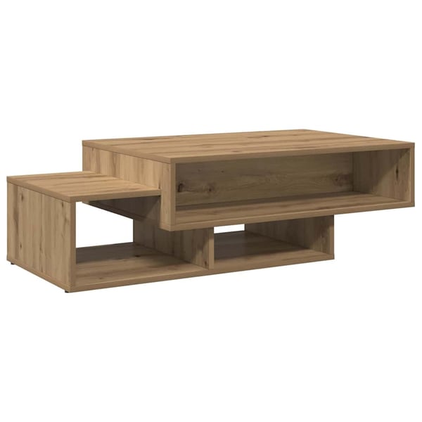 vidaXL Salongbord artisan eik 105x55x32 cm konstruert tre