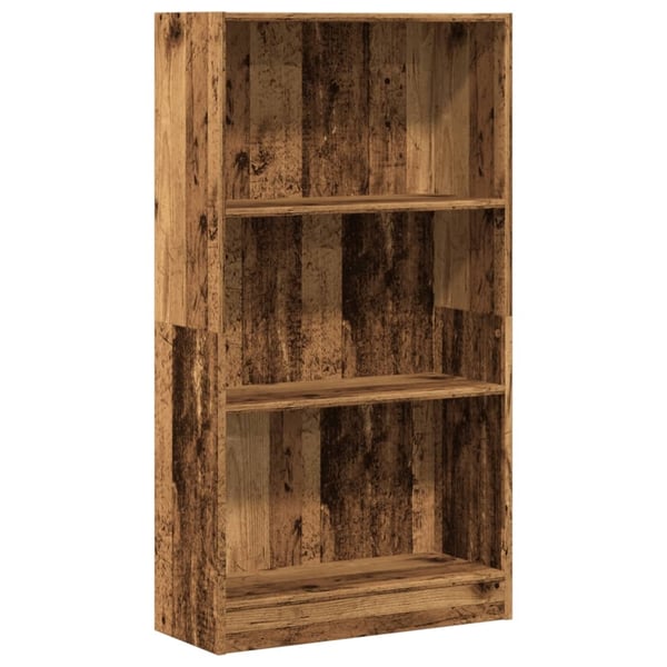 vidaXL Bokhylle gammelt tre 60x24x109 cm konstruert tre