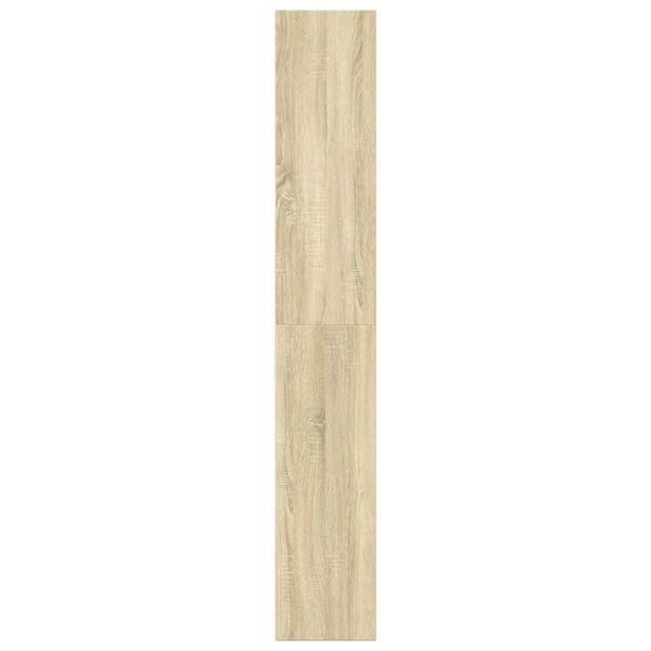 vidaXL Bokhylle sonoma eik 60x30x189 cm konstruert tre