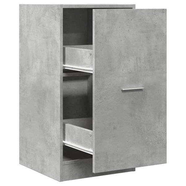 vidaXL Apotekskap betonggrå 40x41x77,5 cm konstruert tre
