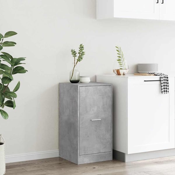 vidaXL Apotekskap betonggrå 40x41x77,5 cm konstruert tre