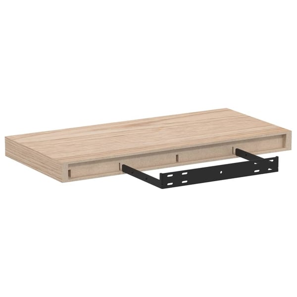 vidaXL Flytende hyller 4 stk 50x23,5x4 cm konstruert tre
