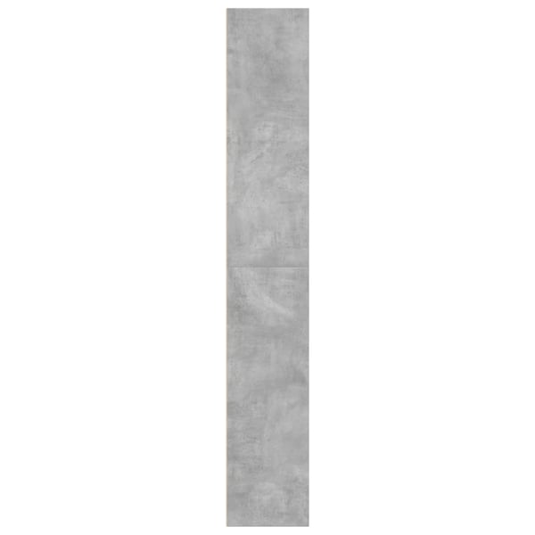 vidaXL Bokhylle betonggrå 60x30x189 cm konstruert tre