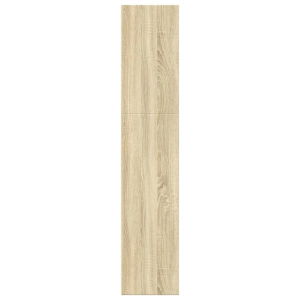 vidaXL Bokhylle sonoma eik 60x30x152 cm konstruert tre