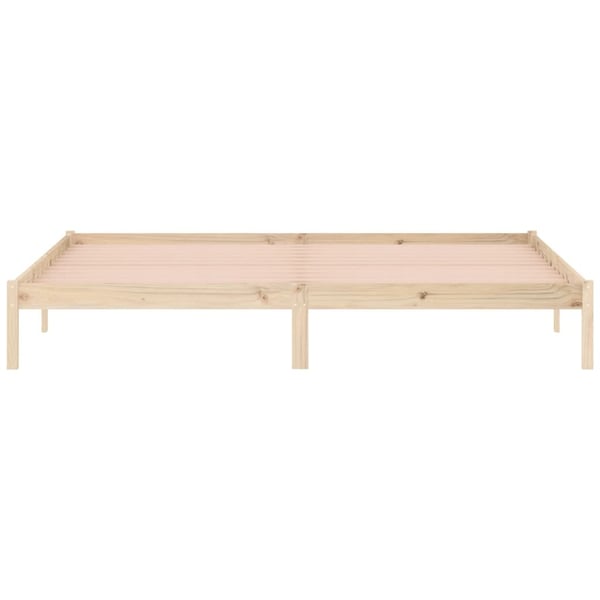 vidaXL Sengeramme uten madrass 193x203 cm heltre furu