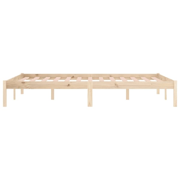 vidaXL Sengeramme uten madrass 193x203 cm heltre furu
