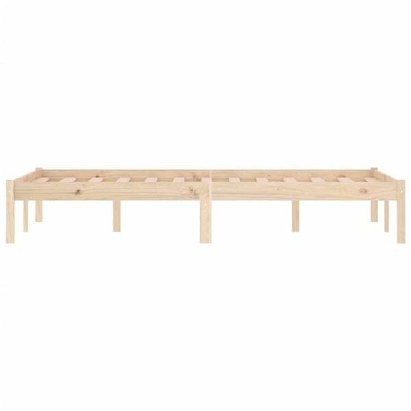 vidaXL Sengeramme uten madrass 137x190 cm heltre furu