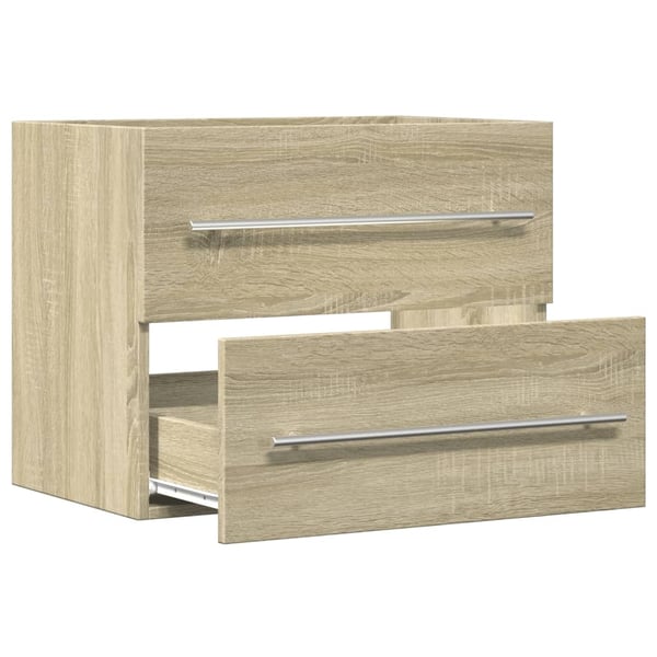 vidaXL Servantskap sonoma eik 60x38,5x48 cm sponplate