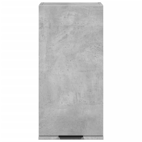 vidaXL Vegghengt baderomsskap betonggrå 32x20x67 cm