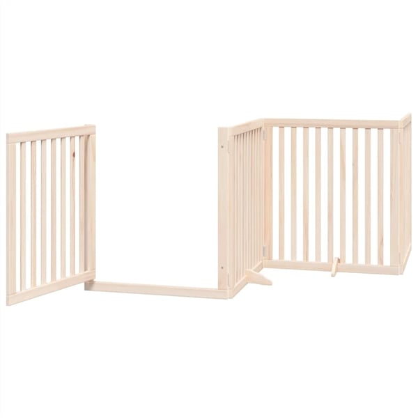 vidaXL Hundeport sammenleggbar 12 paneler 960 cm poppeltre