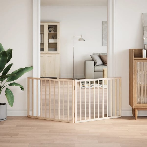 vidaXL hundelåge 2 paneler 160 cm poppeltræ