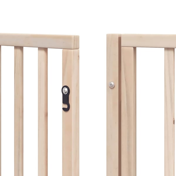 vidaXL Hundeport sammenleggbar 15 paneler 750 cm poppeltre