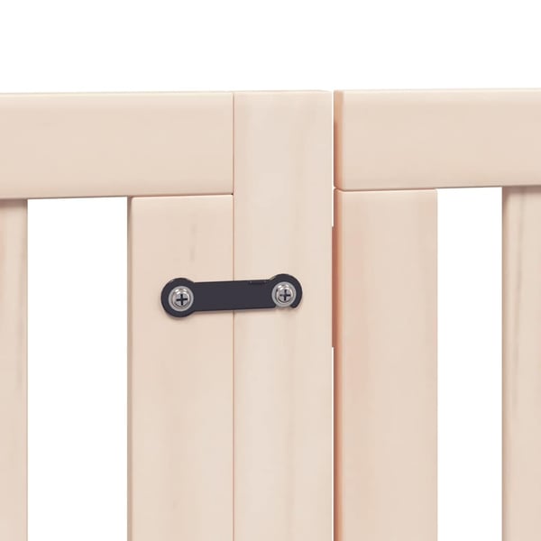 vidaXL Hundeport sammenleggbar 9 paneler 450 cm poppeltre