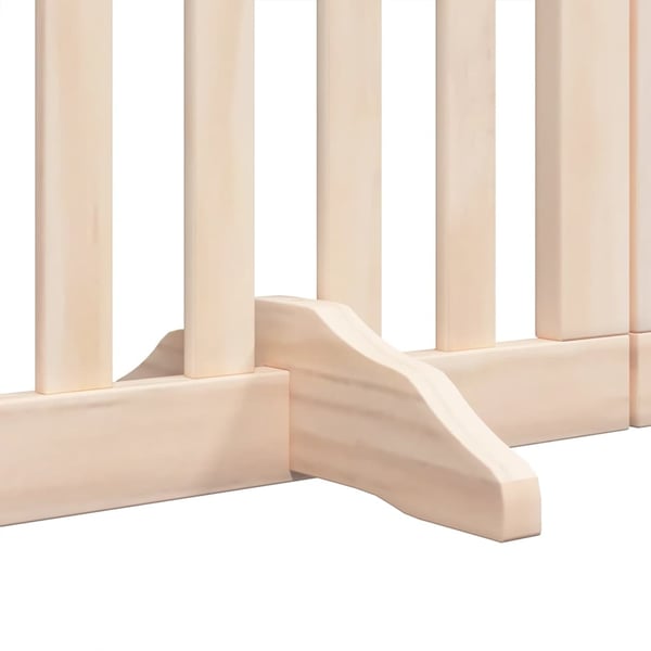 vidaXL Hundeport sammenleggbar 9 paneler 450 cm poppeltre