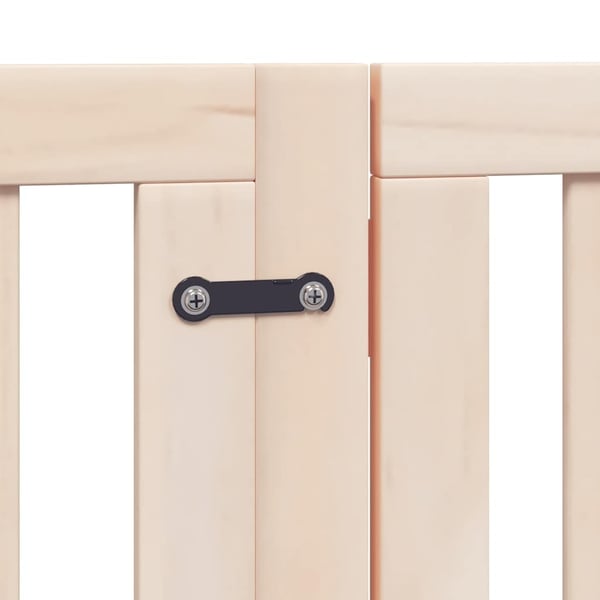 vidaXL Hundeport sammenleggbar 15 paneler 750 cm poppeltre
