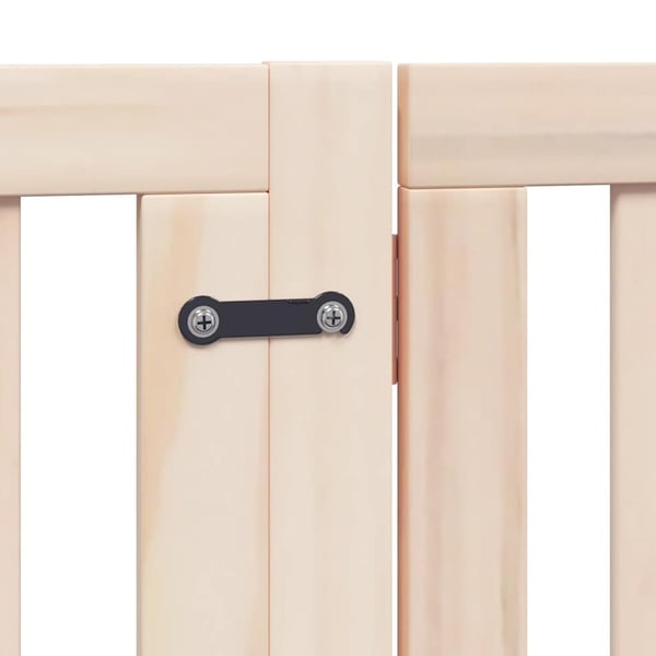 vidaXL Hundeport sammenleggbar 6 paneler 480 cm poppeltre