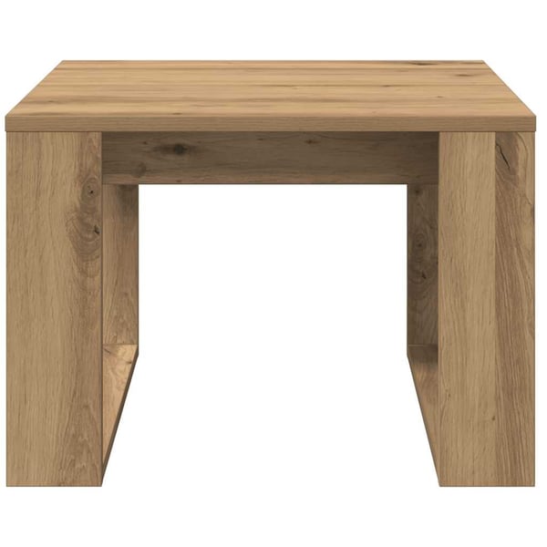 vidaXL Sidebord artisan eik 50x50x35 cm konstruert tre