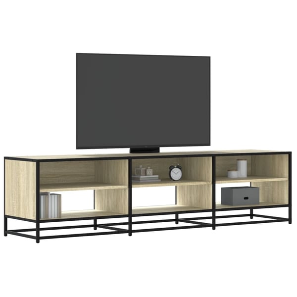 vidaXL TV-benk sonoma eik 180x40x46 cm konstruert tre