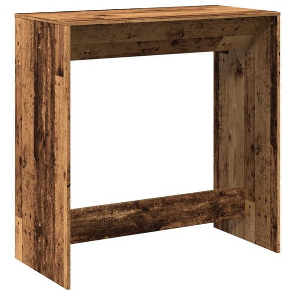 vidaXL Barbord gammelt tre 102x50x103,5 cm konstruert tre