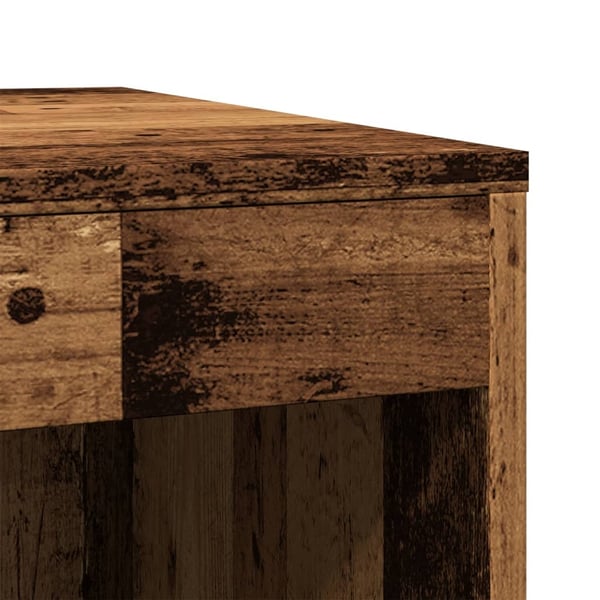 vidaXL Skap til kattetoalett gammelt tre 47x59x42 cm konstruert tre