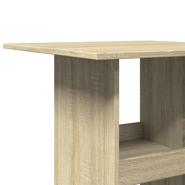 vidaXL Barbord med oppbevaring sonoma eik 60x60x102 cm konstruert tre