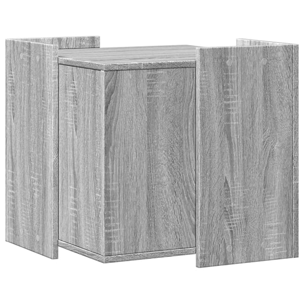 vidaXL toiletskjuler kattebakke 53x53x51 cm konstrueret træ grå sonoma