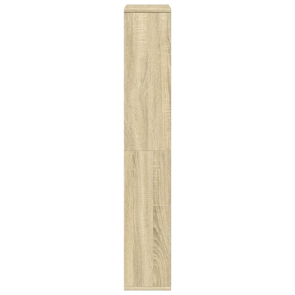 vidaXL Bokhylle sonoma eik 60x20x120,5 cm konstruert tre