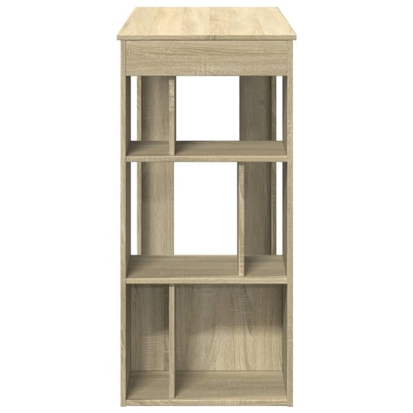 vidaXL Barbord med stativer sonoma eik 102x50x103,5 cm konstruert tre