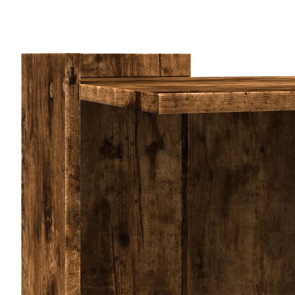 vidaXL toiletskjuler kattebakke 53x53x51 cm konstrueret træ røget eg