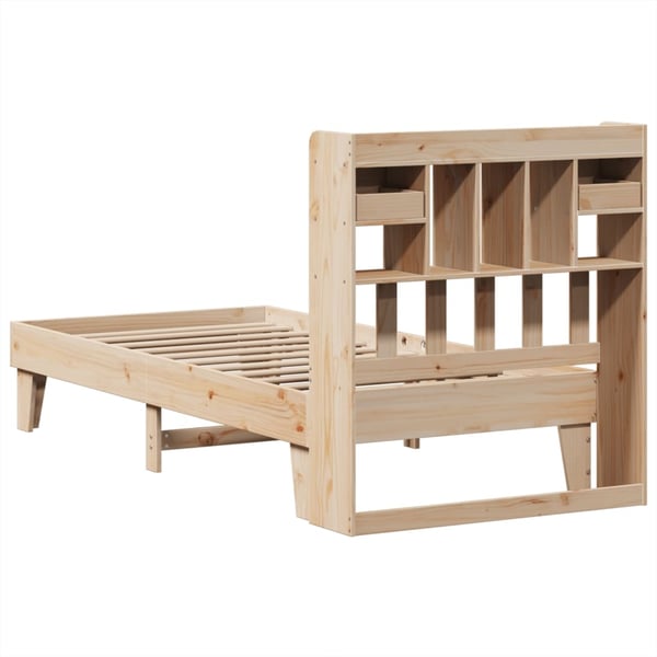 vidaXL Sengeramme uten madrass 90x190 cm heltre furu