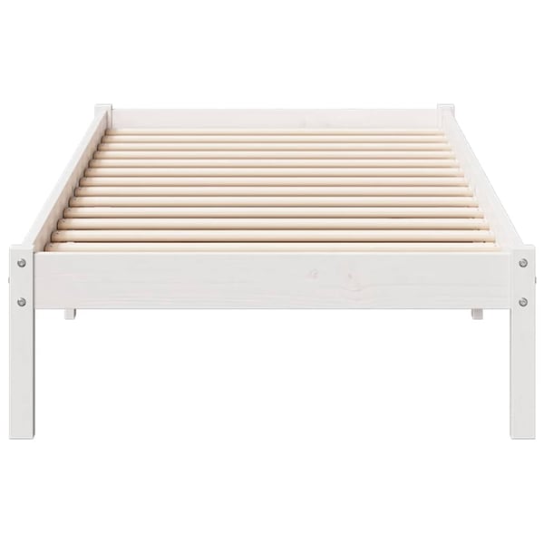 vidaXL ekstra lang sengeramme uden madras 80x210 cm massivt fyrretræ