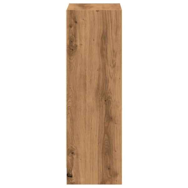 vidaXL Bokhylle artisan eik 40x24x76 cm konstruert tre