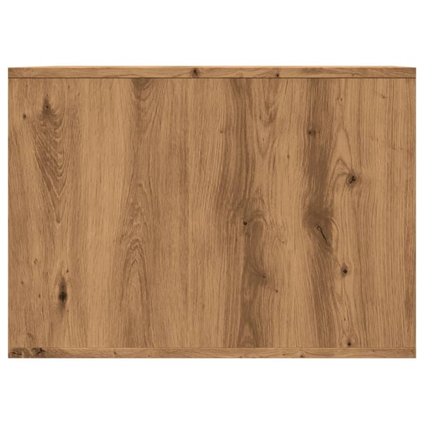 vidaXL Skap til kattetoalett artisan eik 47x59x42 cm konstruert tre