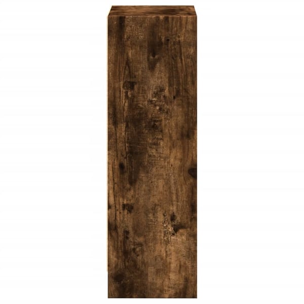 vidaXL Bokhylle røkt eik 40x24x76 cm konstruert tre