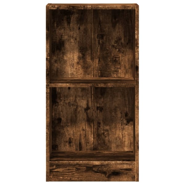 vidaXL Bokhylle røkt eik 40x24x76 cm konstruert tre