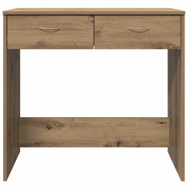 vidaXL Skrivebord sonoma eik 80x40x75 cm konstruert tre
