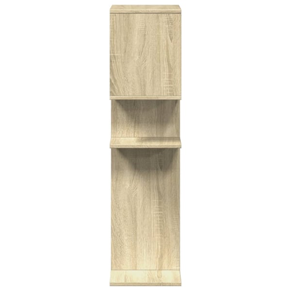 vidaXL Romdeler bokhylle sonoma eik 92x29x112 cm konstruert tre