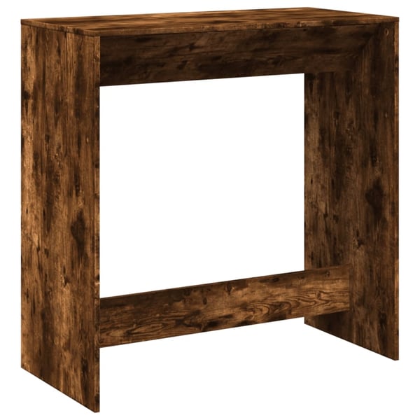 vidaXL Barbord røkt eik 102x50x103,5 cm konstruert tre