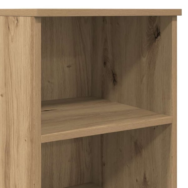 vidaXL skænk 36x35,5x103,5 cm konstrueret træ egetræsfarve