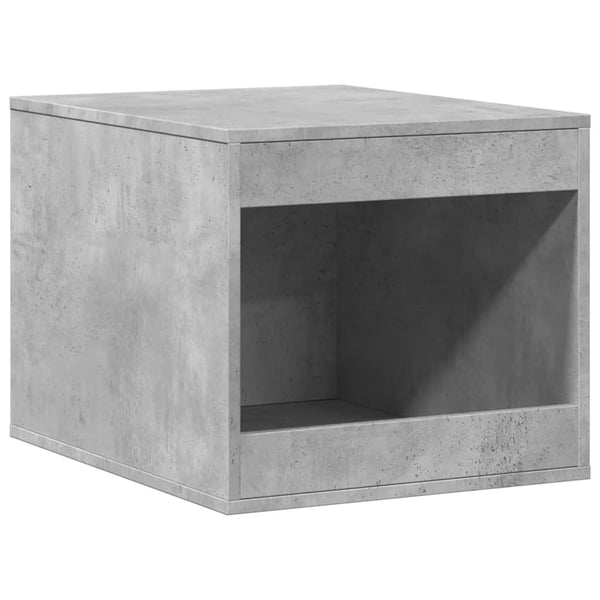vidaXL Skap til kattetoalett betonggrå 47x59x42 cm konstruert tre