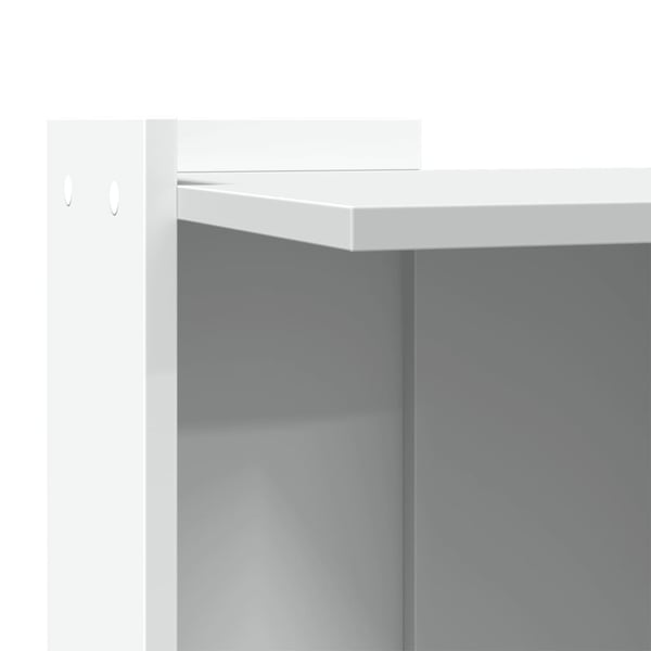 vidaXL Skap til kattetoalett hvit 42x42x51 cm konstruert tre