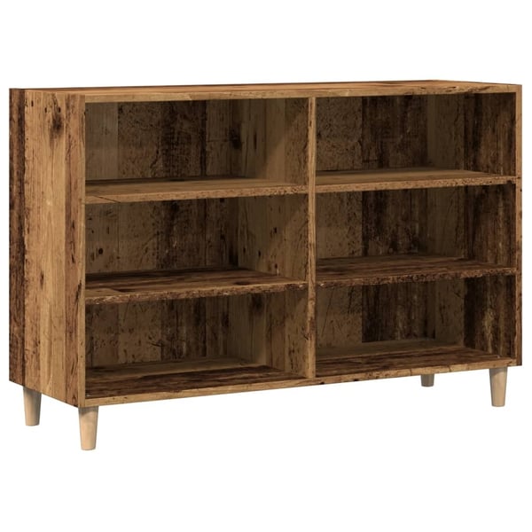 vidaXL skænk 103,5x35x70 cm konstrueret træ antikt træ